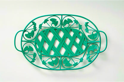 Vintage green tray 2