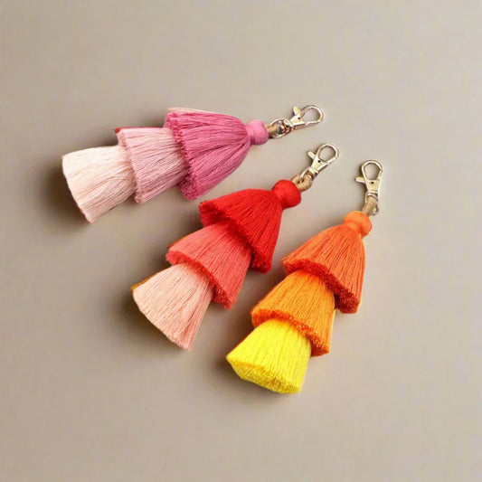 Handmade Rope Tassel Keychain