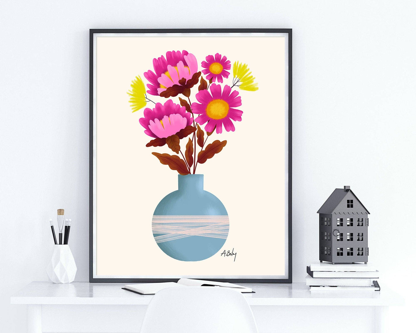 Spring Botanicals - floral illustration print