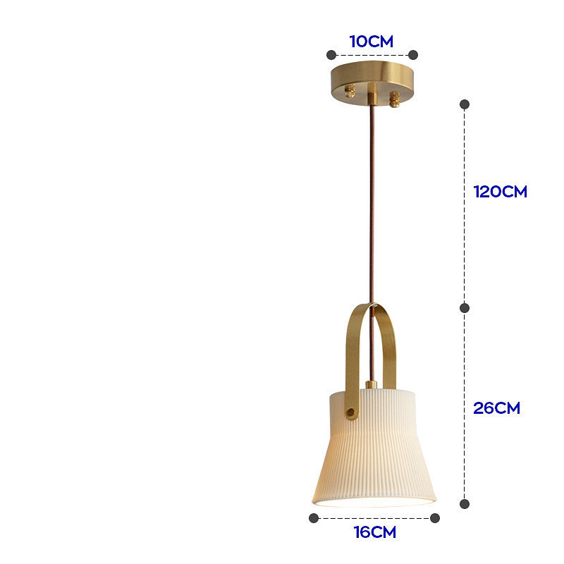 Japanese Porcelain Pendant Light – Nordic Minimalist Chandelier