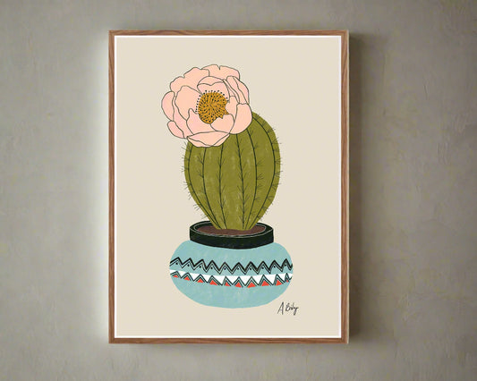 Can't Touch This - cactus illustration print