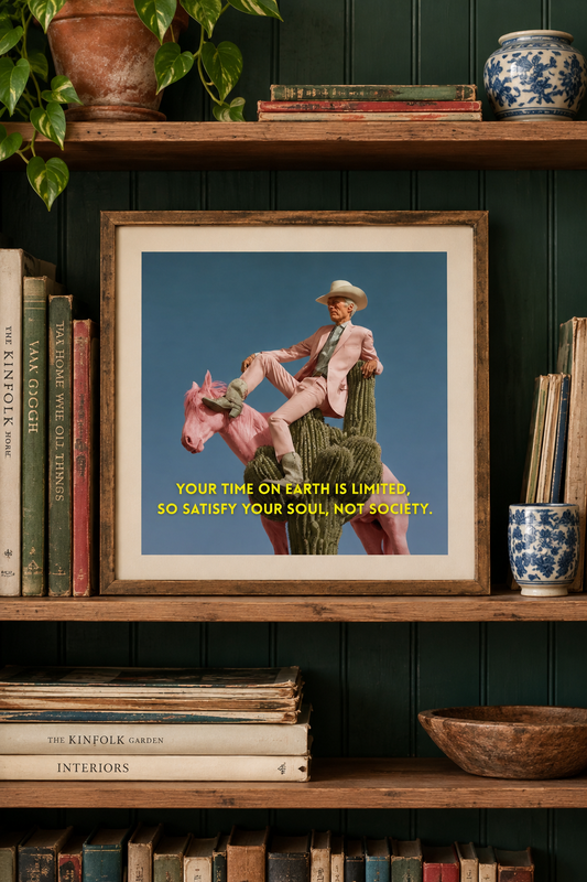 Bookshelf lifestyle image inspired by your vintage green room