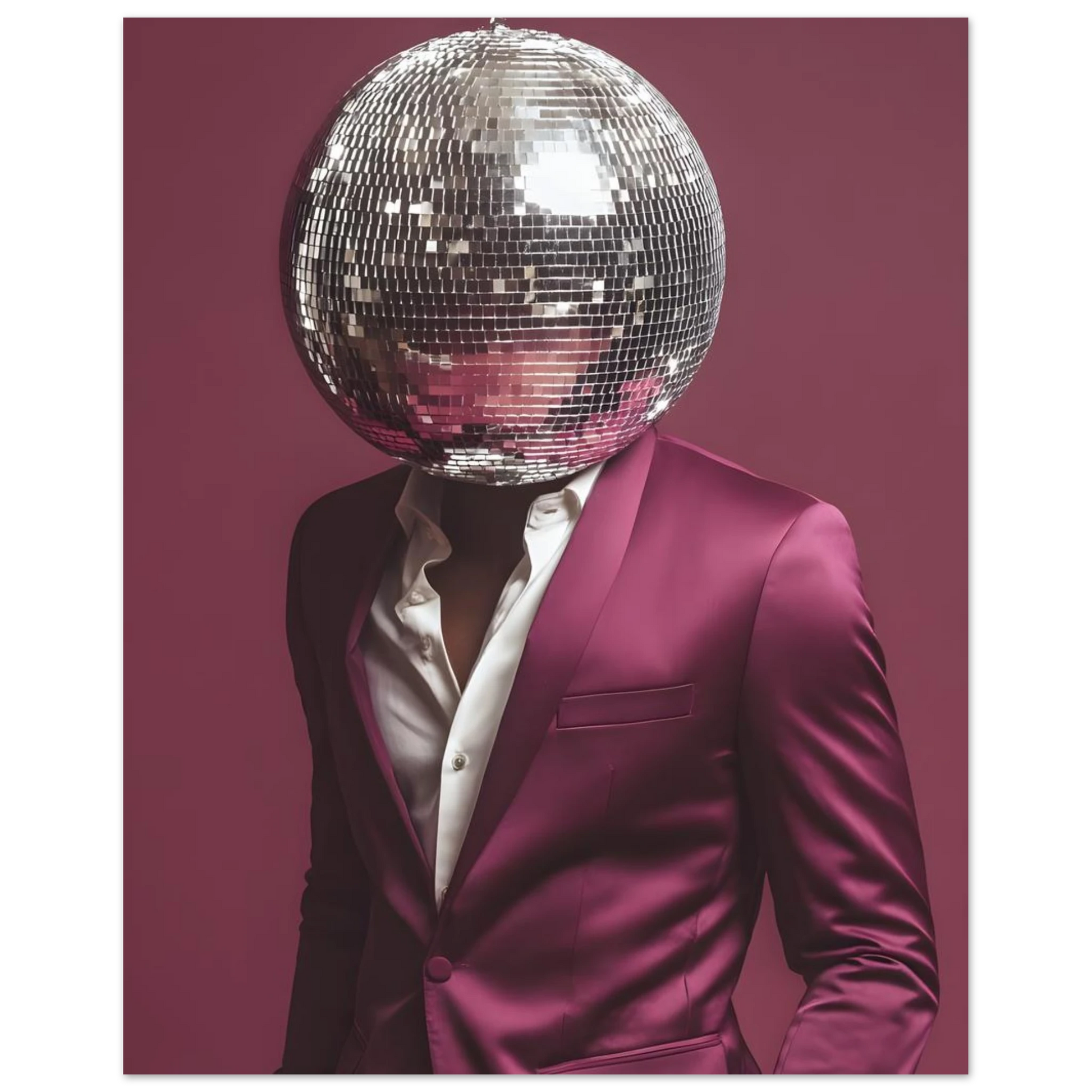 Disco King – Limited Edition Art Print 12x16″ | Retro Wall Decor
