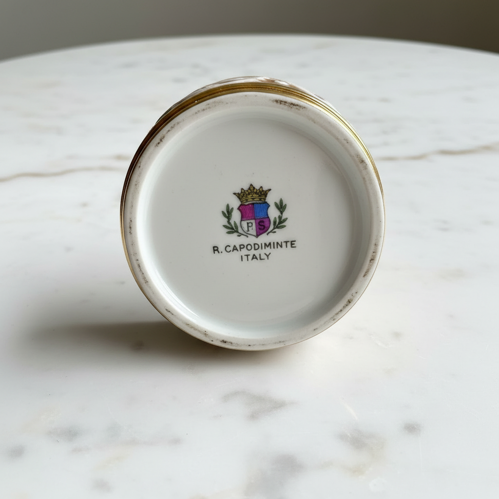 Capodimonte Trinket Box — Maker's Mark