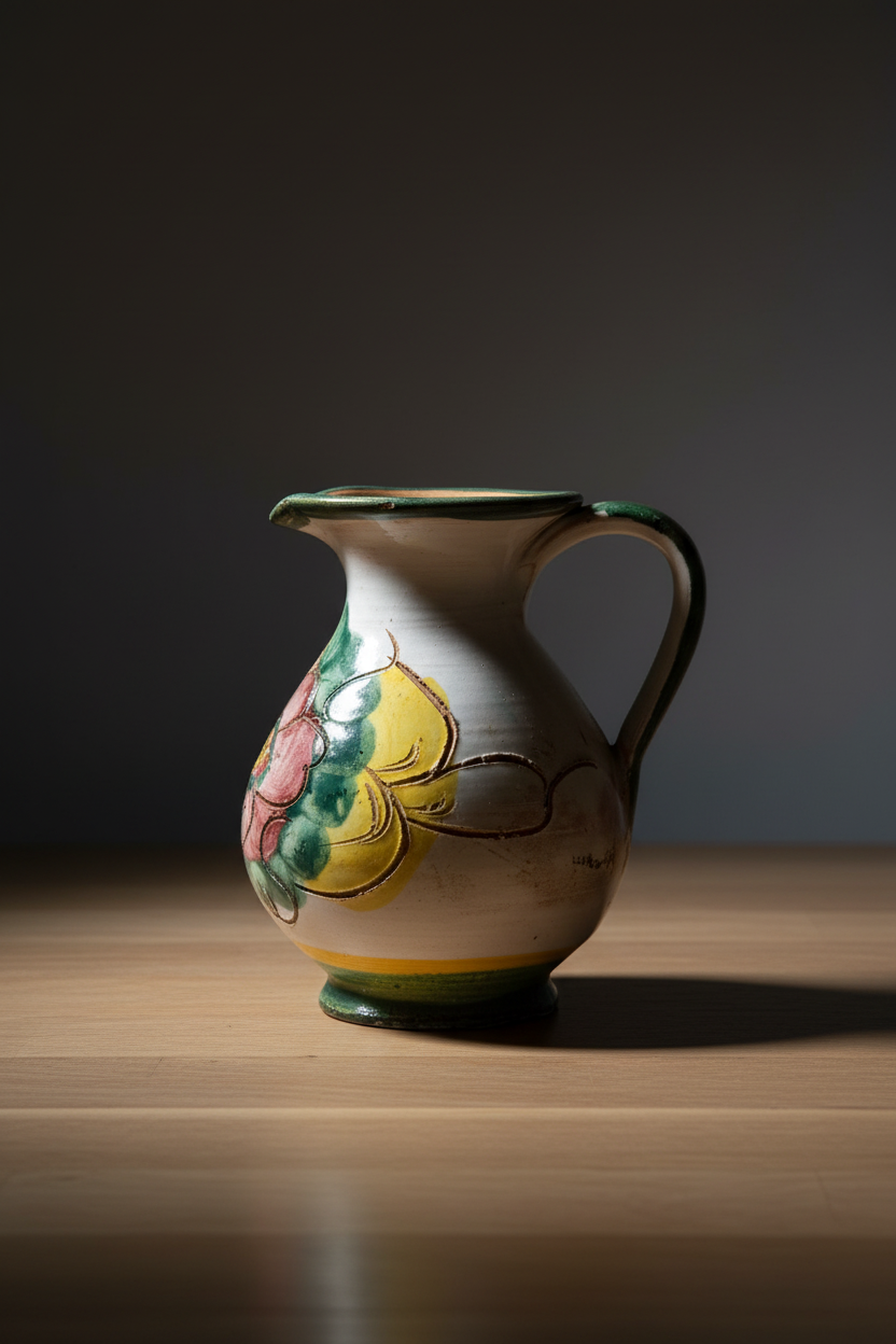 Ceramic Pitcher — Side View