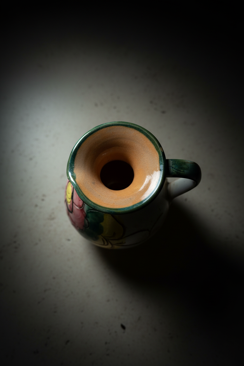 Ceramic Pitcher — Top View