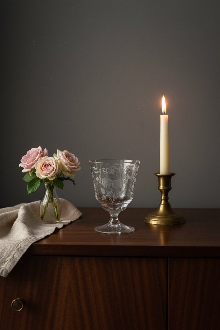 Dark Luxury Sideboard Lifestyle