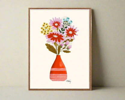 Harvest - floral illustration print