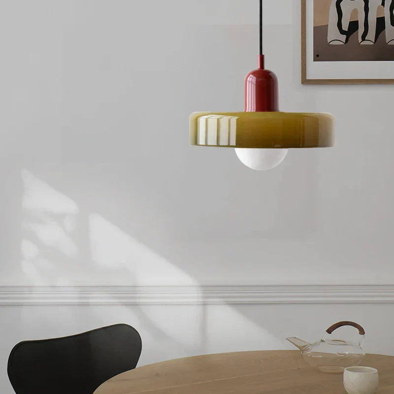 DecorBites™ Bauhaus-Inspired Glass Pendant Lighting