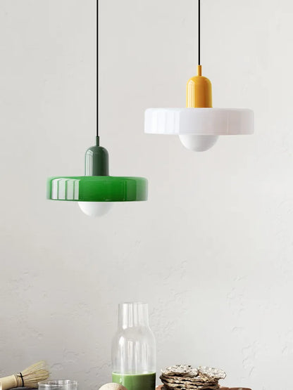 DecorBites™ Bauhaus-Inspired Glass Pendant Lighting