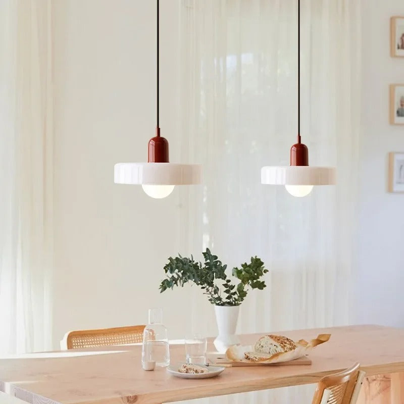 DecorBites™ Bauhaus-Inspired Glass Pendant Lighting