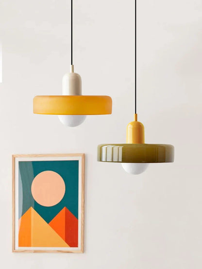 DecorBites™ Bauhaus-Inspired Glass Pendant Lighting