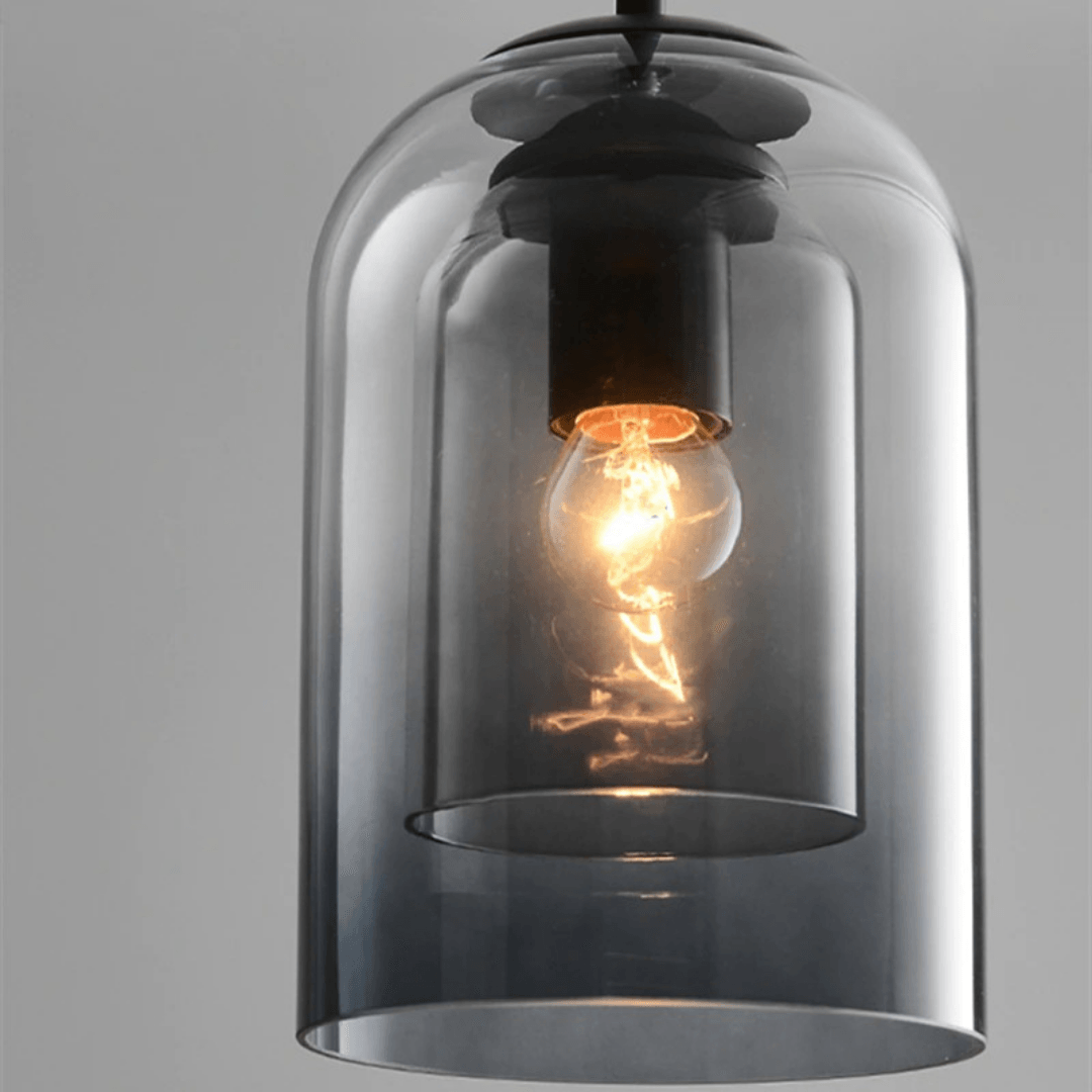 Nordic Glass Pendant Light - Amber Vintage Lighting | The Marian Collection