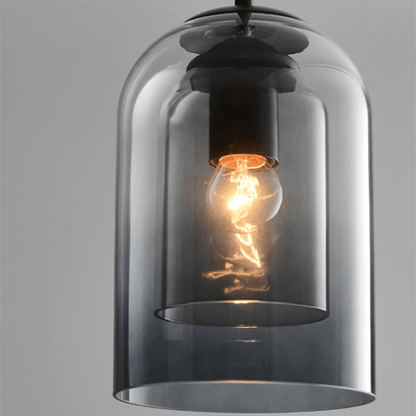Nordic Glass Pendant Light - Amber Vintage Lighting | The Marian Collection