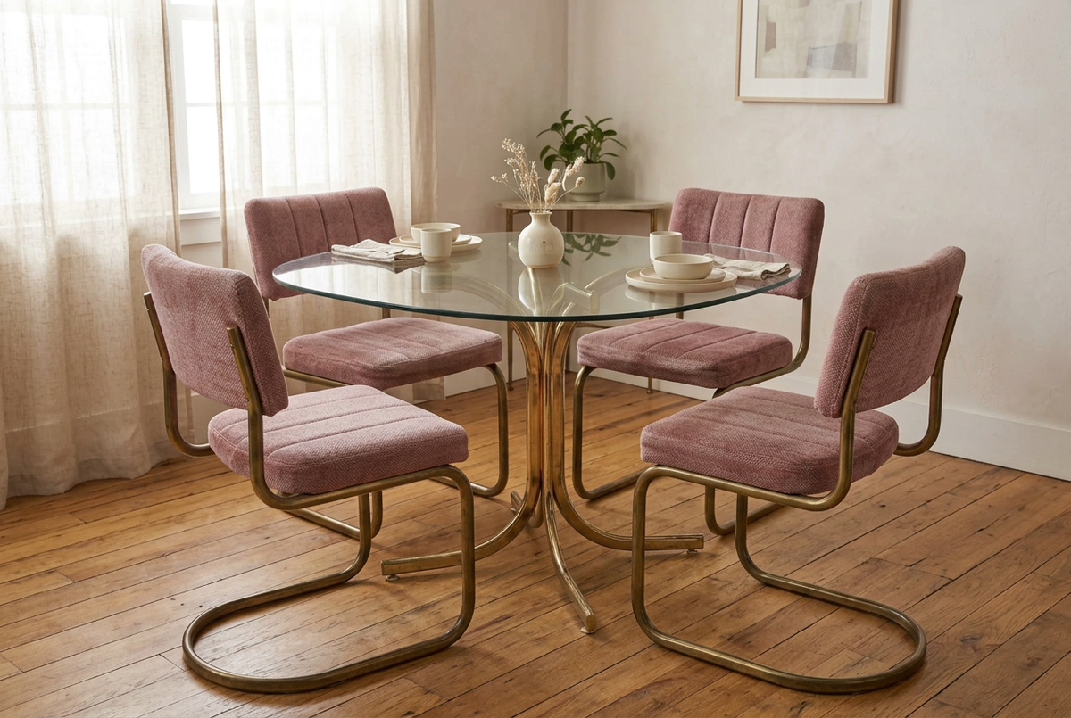 Douglas dining set in a bright breakfast nook