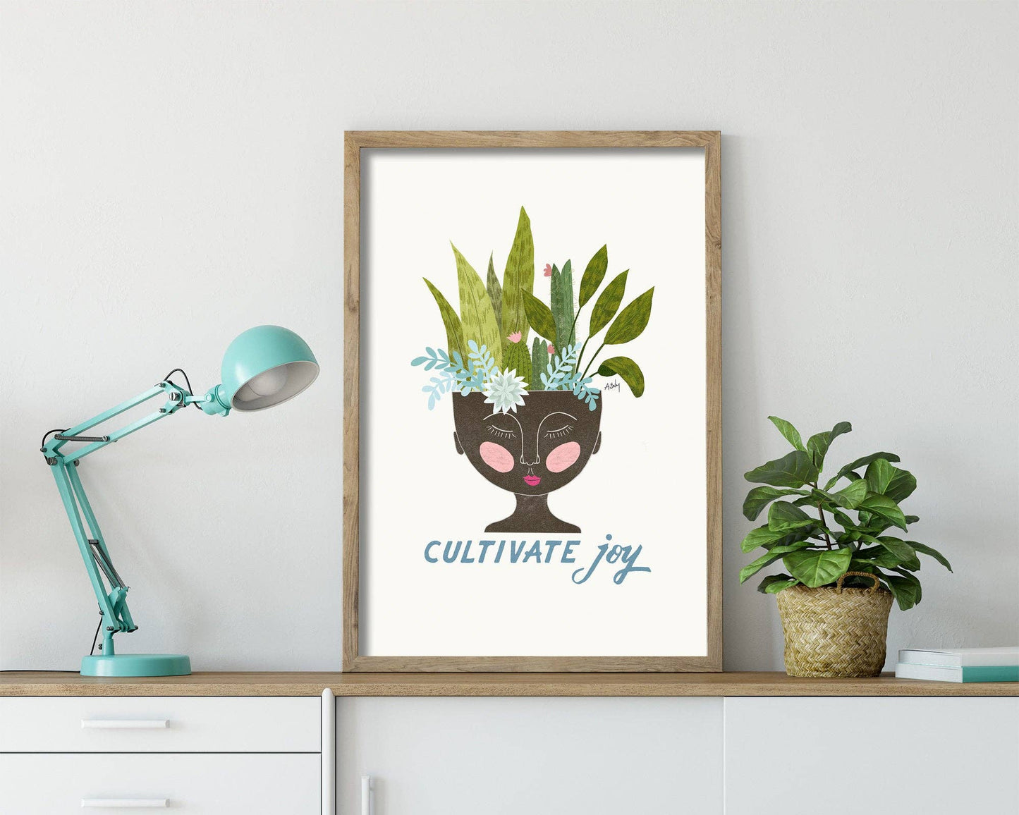 Cultivate Joy - botanical illustration print