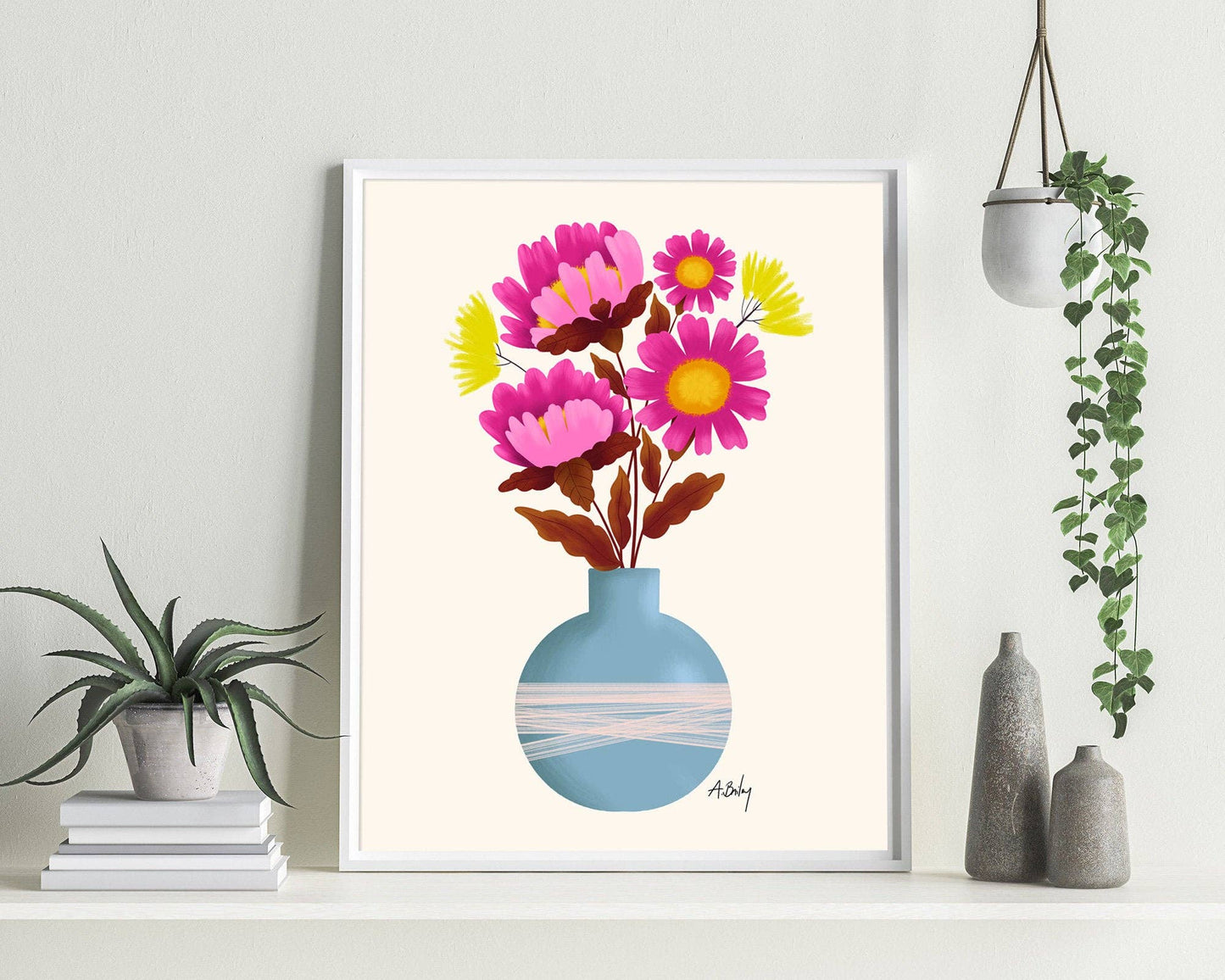 Spring Botanicals - floral illustration print