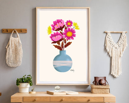 Spring Botanicals - floral illustration print