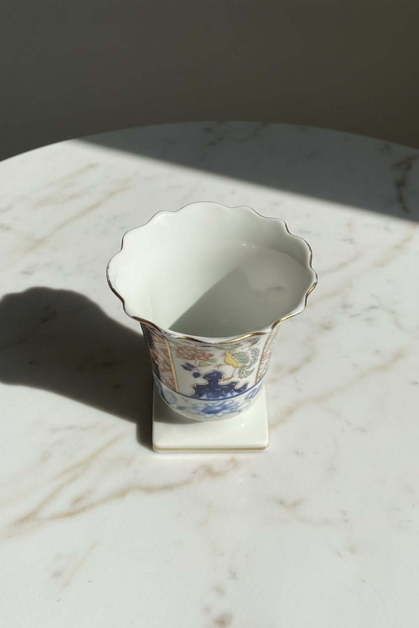 Kutani Hosen Vase — Rim View