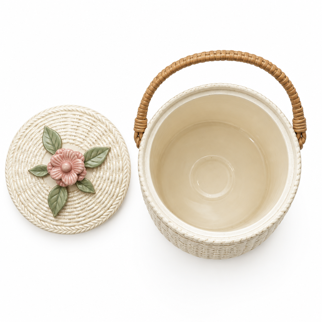 Open Lid Flat-Lay – White