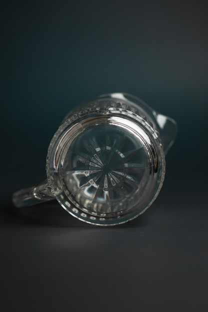 Pressed Glass Pitcher — Base Detail