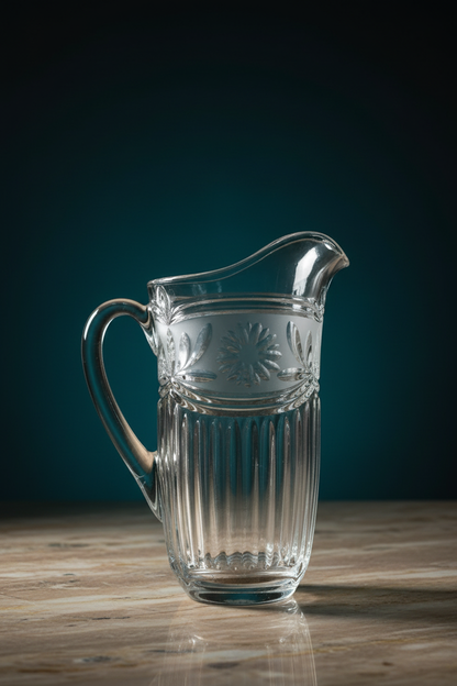 Pressed Glass Pitcher — Full Shot