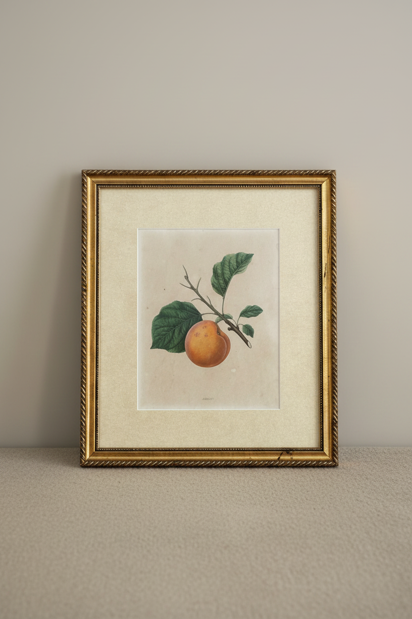 Vintage Apricot Botanical — Toned Down