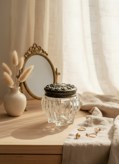 Vintage trinket jar lifestyle image